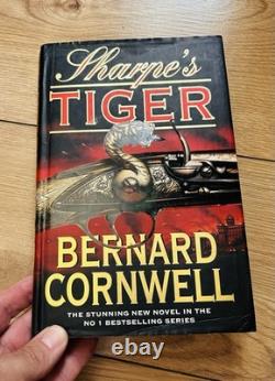 Bernard Cornwell SHARPE'S TIGER Signed 1st/1st UK HB 1997 First Edition