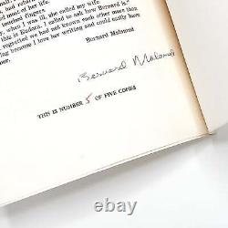 Bernard Malamud / ON BEING ACQUAINTED WITH EUDORA WELTY Signed 1st Edition 1984