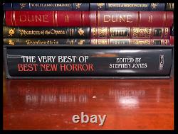 Best New Horror SIGNED by STEPHEN KING NEIL GAIMAN + 20 OTHERS Limited 1/200