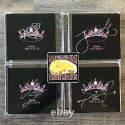 Blackpink The Album CD with Signed Cover Full Set Jennie Jisoo Lisa Rose