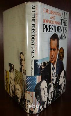 Bob Woodward Carl Bernstein / All The President's Men SIGNED 1st Edition 1974