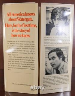 Bob Woodward Carl Bernstein / All The President's Men SIGNED 1st Edition 1974