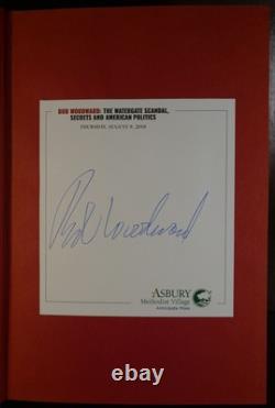 Bob Woodward Carl Bernstein / All The President's Men SIGNED 1st Edition 1974