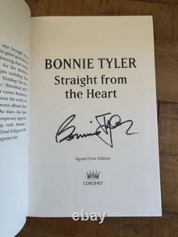 Bonnie Tyler Straight From The Heart Signed 1st Edition HB Book