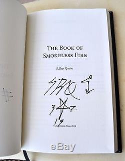 Book of Smokeless Fire S Ben Qayin Deluxe Leather LE1/20 Satanic Grimoire Voltec