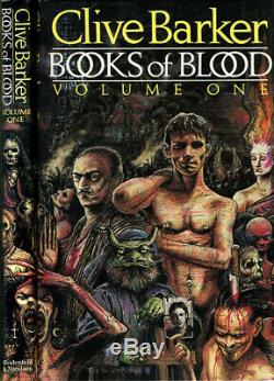 Books of Blood Clive Barker First 6-volume HC set cover art by Clive! All Signed