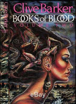 Books of Blood Clive Barker First 6-volume HC set cover art by Clive! All Signed