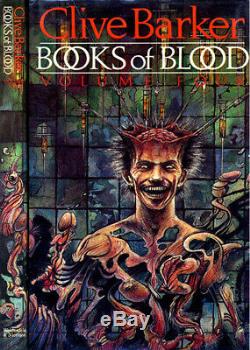 Books of Blood Clive Barker First 6-volume HC set cover art by Clive! All Signed