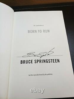 Born To Run, Bruce Springsteen Autobiography. Signed. 1st. Edition copy. Unused