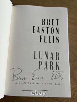Bret Easton Ellis Lunar Park SIGNED 1st Edition 2005. Alfred A Knopf New York