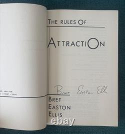 Bret Easton Ellis / The Rules of Attraction Signed 1st Edition 1987