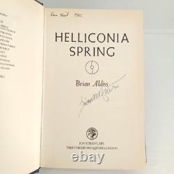 Brian Aldiss Helliconia Spring SIGNED 1st/1st Edition UK HB/DJ 1982 Used