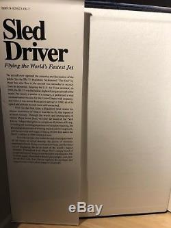 Brian Shul Sled driver SIGNED First Edition/1st Printing 1991 Excellent
