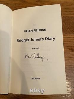 Bridget Jones Diary By Helen Fielding. Signed by Author! 1st Edition, 1st Print