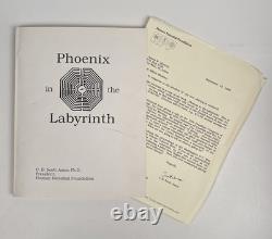 C B Scott Jones, Jim Moseley / Phoenix in the Labyrinth Signed 1st Edition 1995