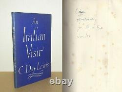 C Day Lewis An Italian Visit Signed 1st/1st (1953 First Edition DJ)