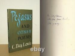 C Day Lewis Pegasus and Other Poems Signed 1st/1st (1957 First Edition DJ)