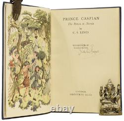 C S LEWIS / Prince Caspian The Return to Narnia Story for Children Signed 1st ed