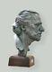 CC Bronze desktop bust of Charles Bukowski. Edition of 50. Signed Certificate