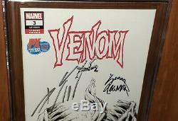 CGC 9.8 ss Signed Donny Cates Ryan Stegman Venom 3 Convention Edition. 1st Knull