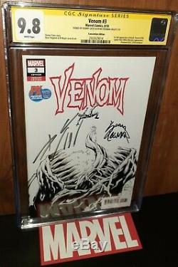 CGC 9.8 ss Signed Donny Cates Ryan Stegman Venom 3 Convention Edition. 1st Knull