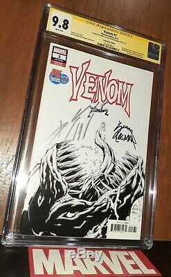 CGC 9.8 ss Signed Donny Cates Ryan Stegman Venom 3 Convention Edition. 1st Knull