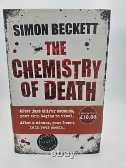 CHEMISTRY OF DEATH by Simon Beckett SIGNED 1st EDITION 2006 HB DJ CRIME THRILLER