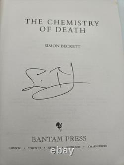 CHEMISTRY OF DEATH by Simon Beckett SIGNED 1st EDITION 2006 HB DJ CRIME THRILLER