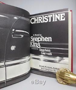 CHRISTINE Stephen King Limited Edition 1983 SIGNED By Author & Artist