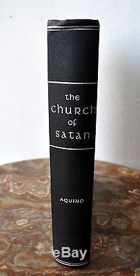 CHURCH OF SATAN by Michael Aquino Anton Szandor LaVey Hardbound Signed 1st Edn