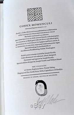 CODEX HOMUNCULI Monstra Rare Skin Edition #3/11 Joseph Uccello Signed Ouroboros