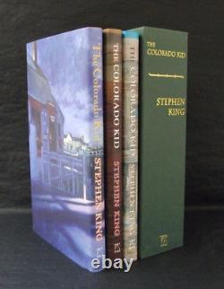 COLORADO KID Stephen King 3 BOOK SIGNED LTD MATCHING # SLIPCASED 1st ED SET