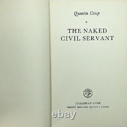CRISP, Quentin The Naked Civil Servant. 1968 1st Ed /1st Imp SIGNED