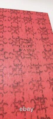 CROW WAKES Ted Hughes SIGNED 1st/1st 1971 EXTREMELY RARE! SALE