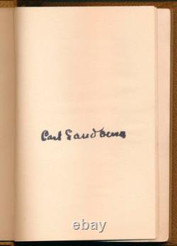 Carl SANDBURG / Cornhuskers Signed 1st Edition 1918