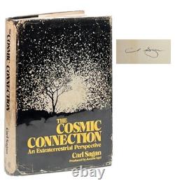 Carl Sagan / The Cosmic Connection Signed 1st Edition 1973