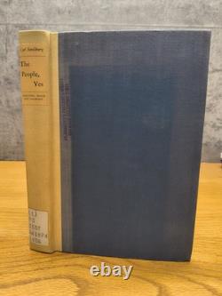Carl Sandburg / THE PEOPLE YES Signed 1st Edition 1936