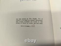 Carl Sandburg / THE PEOPLE YES Signed 1st Edition 1936