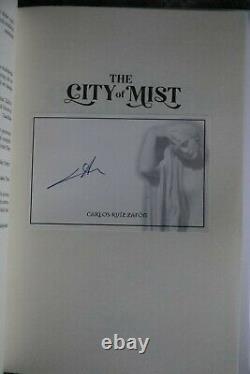 Carlos Ruiz Zafon City of Mist signed 1st edn 1st print