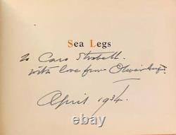 Caro Strobell, Oliver Herford / Sea Legs Signed 1st Edition 1931