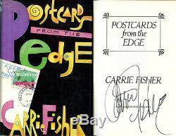 Carrie Fisher SIGNED AUTOGRAPHED Postcards From The Edge HC 1st Ed 1st Print'87