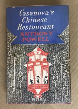 Casanova's Chinese Restaurant Anthony Powell SIGNED H/back with DJ 1960 1st Ed