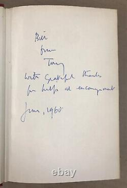 Casanova's Chinese Restaurant Anthony Powell SIGNED H/back with DJ 1960 1st Ed