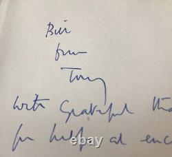 Casanova's Chinese Restaurant Anthony Powell SIGNED H/back with DJ 1960 1st Ed