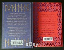 Cassandra Clare Chain of Gold/Red Scrolls Magic SIGNED/Stamped Clothbound Foil