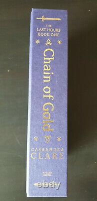 Cassandra Clare Chain of Gold SIGNED/Stamped Clothbound Foil edition w. Extras