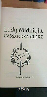 Cassandra Clare Dark Artifices SIGNED Waterstones Runes Editions Lady Midnight