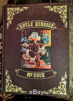 Celestial Arts Uncle Scrooge McDuck HIs LIfe & Times Signed Litho Carl Barks HC