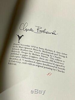 Charles Bukowski WOMEN first, signed limited with scarce BSP announcement laid in