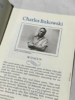 Charles Bukowski WOMEN first, signed limited with scarce BSP announcement laid in